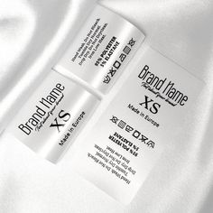 Satin Care Label